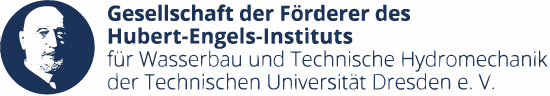 Logo der Gesellschaft der Förderer des Hubert-Engels-Instituts für Wasserbau und Technische Hydromechanik der Technischen Universität Dresden e. V.